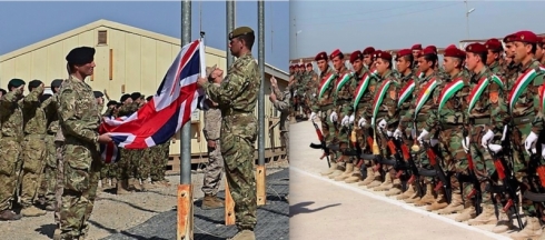 Ezmûna leşkerî ya Brîtanya ji wezareta Pêşmerge re tê veguhestin