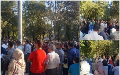 Rojhilatê Kurdistanê…Li hember êrîşa Tirkiyê bo ser Rojava xwepêşandan birêve çûn!