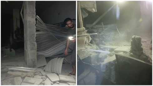 2 teqînan Efrîn hejand