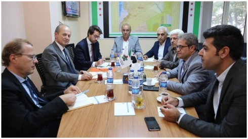 Şandeke Fransî bi nûnerên ENKSê re civiya