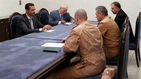 Esed û wezîrê Berevaniya Rûsyayê civiyan