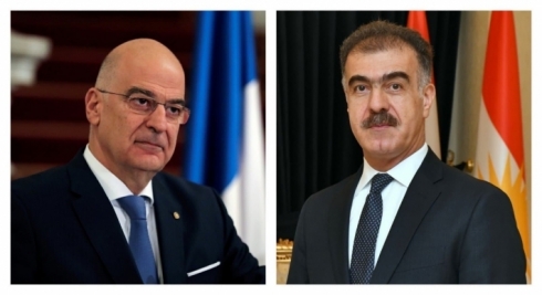 Wezîrê Derve yê Yûnanê nekarî serdana Hewlêrê bike