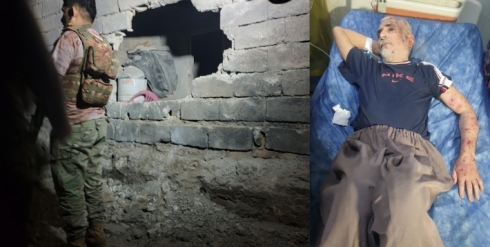 Kifrî- Ji ber êrîşa mûşekî kesek birîndar bû