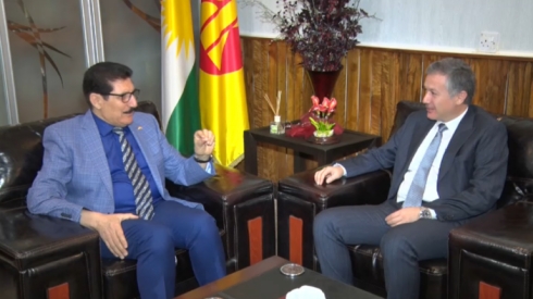 Fazil Mîranî û konsulusê Tirkiyeyê civiyan