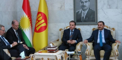 Civîna Hêmin Hewramî li gel balyoz û nûnerên welatên li Kurdistanê