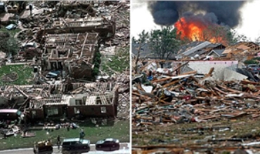 Bahozeke Wêranker li Wîlayeta Oklahoma ya Amerîkayê; bi Dehan Kes Mirin