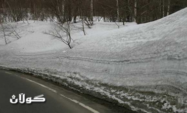 Road to Goizha closed due to snow accumulation