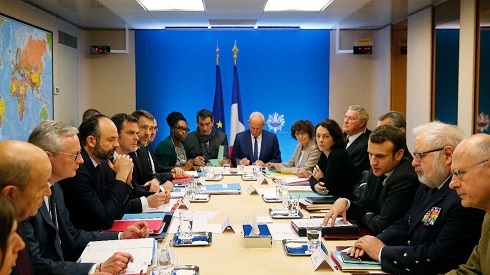 France bans large public gatherings to slow coronavirus spread