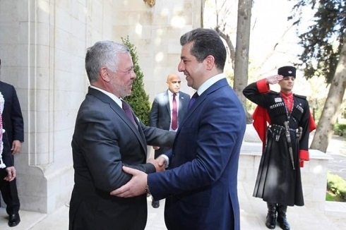 PM Barzani Meets King Abdullah II in Amman
