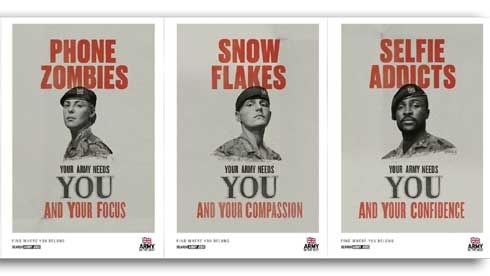 British Army wants ‘millennials’, ‘snowflakes’, 'phone zombies' to pick up rifles and defend country