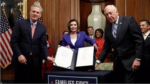 US Congress approves historic $2.2 trillion coronavirus aid package