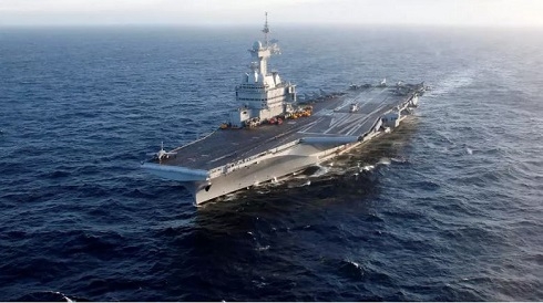 A third of French aircraft carrier crew have Covid-19, says defence ministry