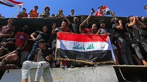 Hundreds gather in Baghdad in new round of anti-gov't protests