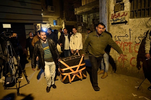 Three policemen killed after man blows himself up in central Cairo