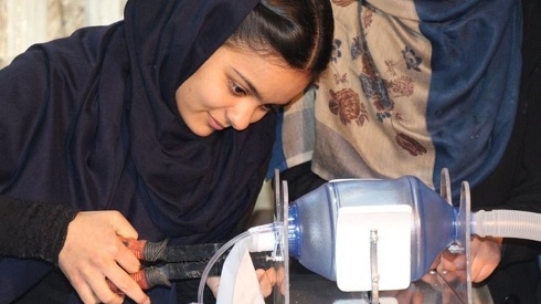 Afghan girls design ventilator from car parts for Covid-19 patients