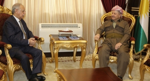 Barzani, Head of Iraqi Mada Foundation Discuss Politics in Kurdistan