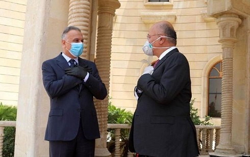 Iraq’s President Salih urges PM Kadhimi to fill empty cabinet posts