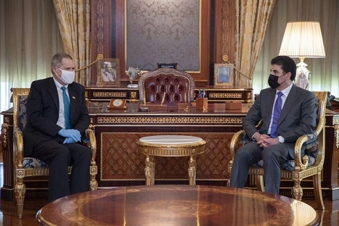 Kurdistan Region President receives U.S. Ambassador to Iraq