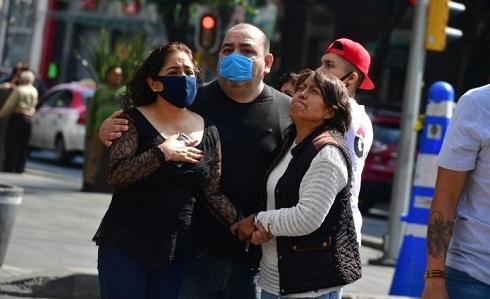 Six killed, buildings damaged as strong earthquake rocks Mexico