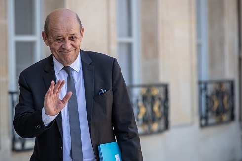 French FM in Baghdad to support Iraq, boost bilateral ties