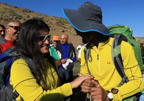 Mountain lovers, Salar and Soma, wed above the clouds in Kurdish Iraq