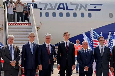 Israeli, U.S. officials on historic flight to UAE to formalize normalization deal