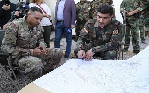 Coalition spokesperson praises Peshmerga, Kurdish advisors in farewell speech