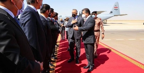 Kurdistan Prime Minister Receives Iraqi Counterpart in Erbil