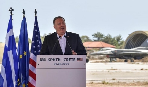 Pompeo urges Greece and Turkey to press on with talks