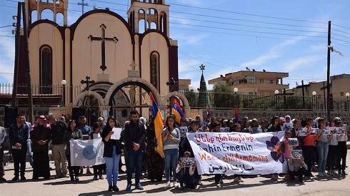 Two people injured in grenade attack near Armenian church in Syria