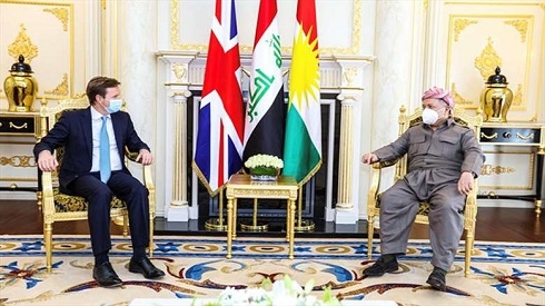 Top Kurdistan Region officials receive British Ambassador to Iraq