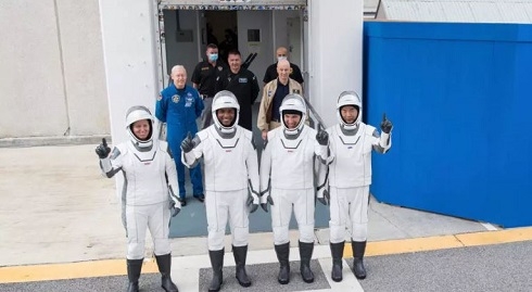 SpaceX astronauts prepare for lift-off in first ‘operational’ flight to ISS