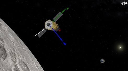 China's Chang'e 5 lander approaches the moon