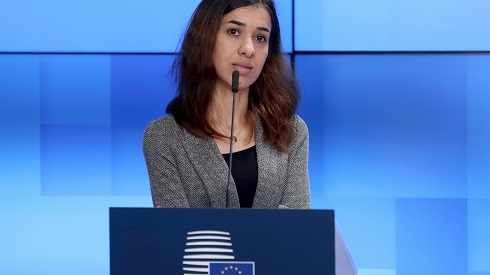 Nobel Peace Prize laureate Nadia Murad says pandemic raising violence, trafficking of women