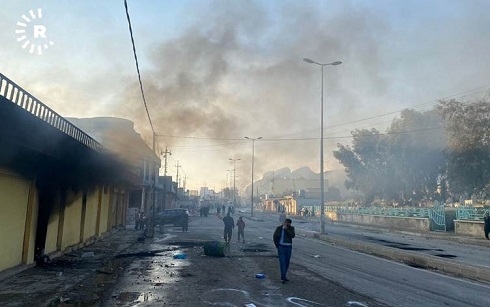 At least 4 people reported dead in protests across Sulaimani province