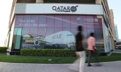 Bahrain says it will open airspace to Qatar from Monday