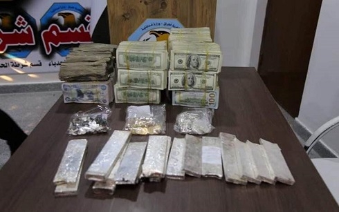 Nineveh Police seize more than $ 1.5 million, gold hidden by ISIS in Mosul