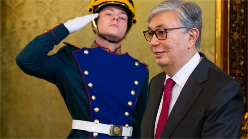 Kazakhstan leader Tokayev in Moscow for 1st foreign visit