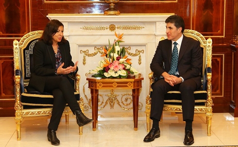 Prime Minister Barzani receives Paris Mayor
