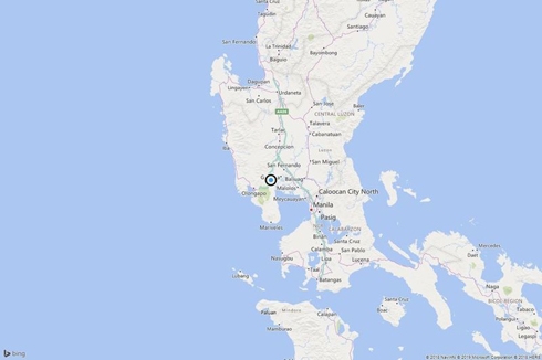 Strong earthquake shakes areas north of Philippine capital