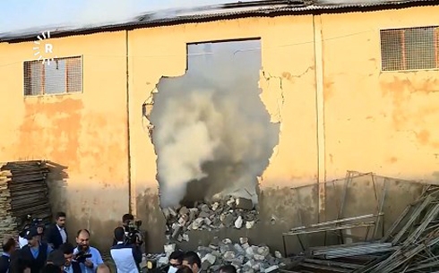 Iraqi electoral ballot storage facility burns in Erbil