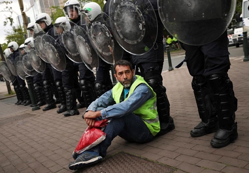 Yellow vest protest in Brussels turns violent