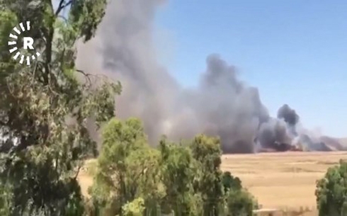 More than 1,000 dunams of crops burn in Kirkuk