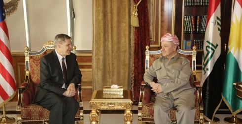 US Hails Barzani's Role in Improving Erbil-Baghdad Relations