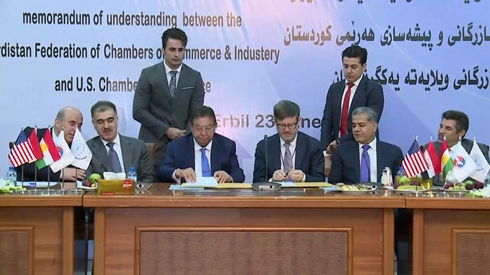 US, Kurdistan Chambers of Commerce sign ‘significant’ agreement