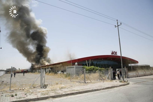 Fire engulfs Erbil hardware store