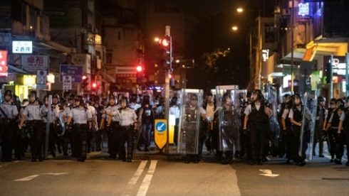 Clashes at latest Hong Kong anti-extradition march