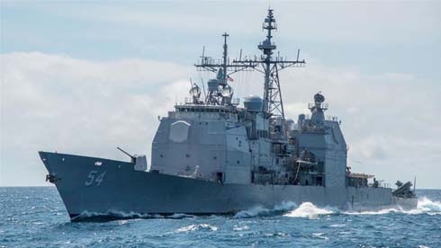 US warship sails through Taiwan Strait in move likely to anger China