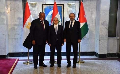 Iraq, Egypt, Jordan FMs bolster relations in Baghdad meeting