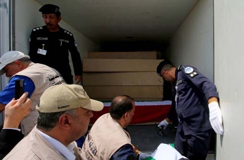 Iraq hands over human remains to Kuwait